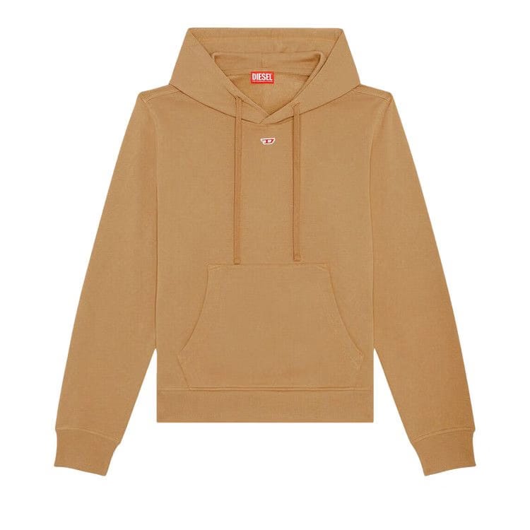 Diesel Mini D Patch Hoodie Mustard