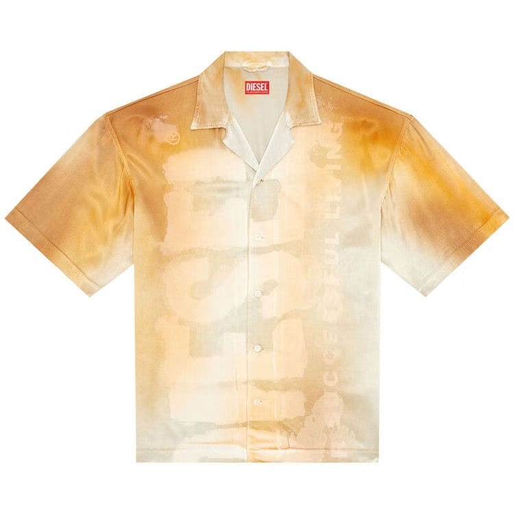 Diesel S-Hockney-Pop Shirt Medium/White