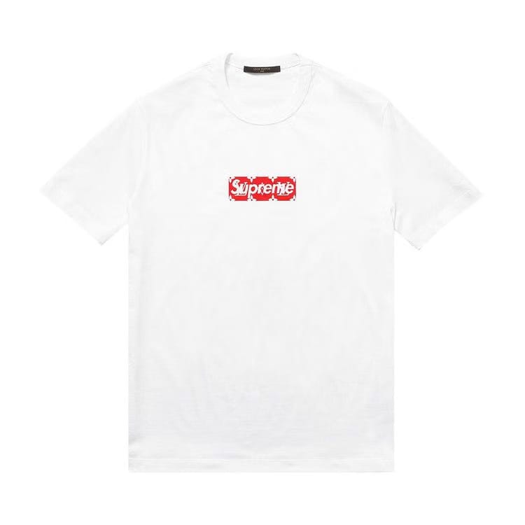 Louis Vuitton x Supreme Box Logo T-Shirt White
