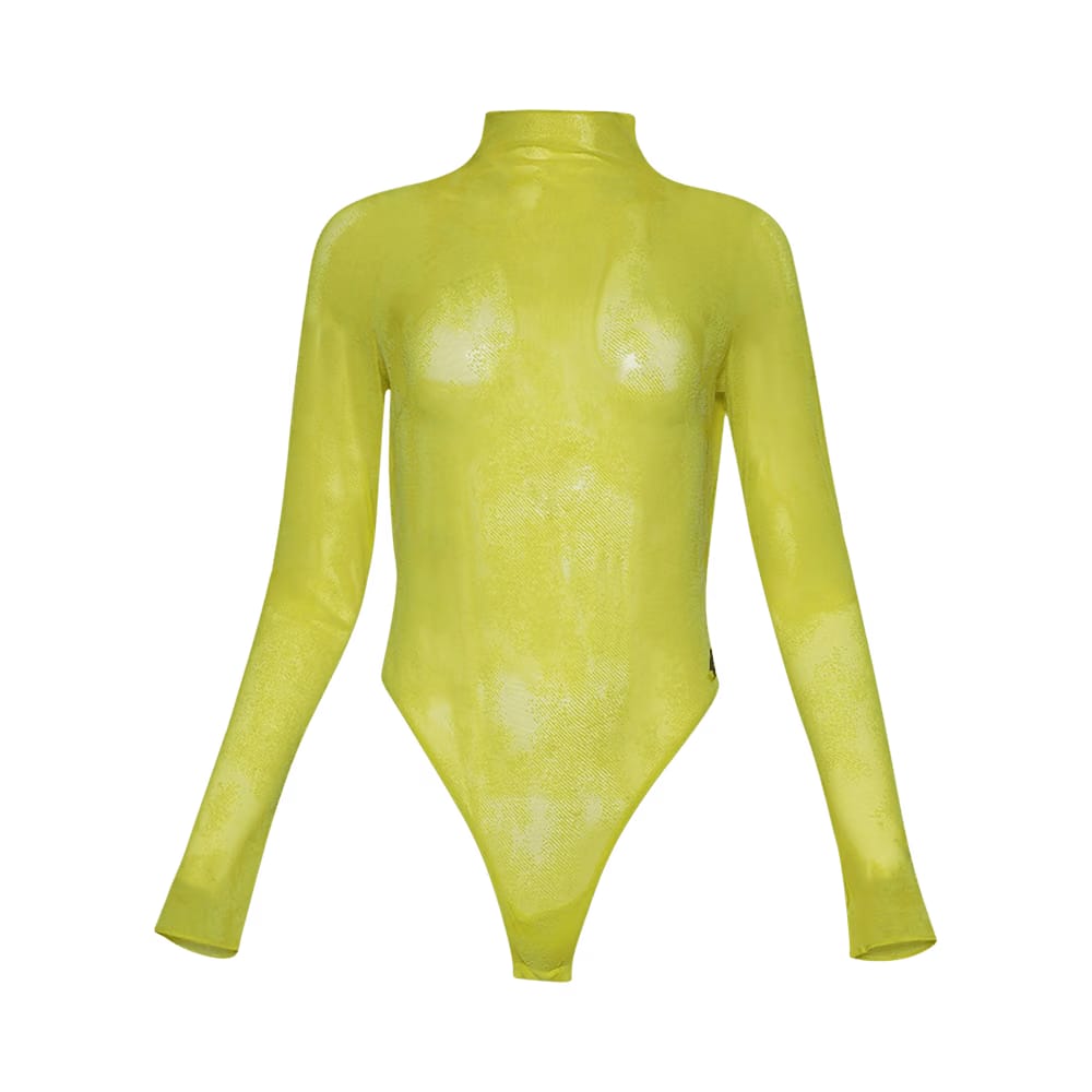 Diesel x SAVAGE x FENTY Long-Sleeve Bodysuit Yellow