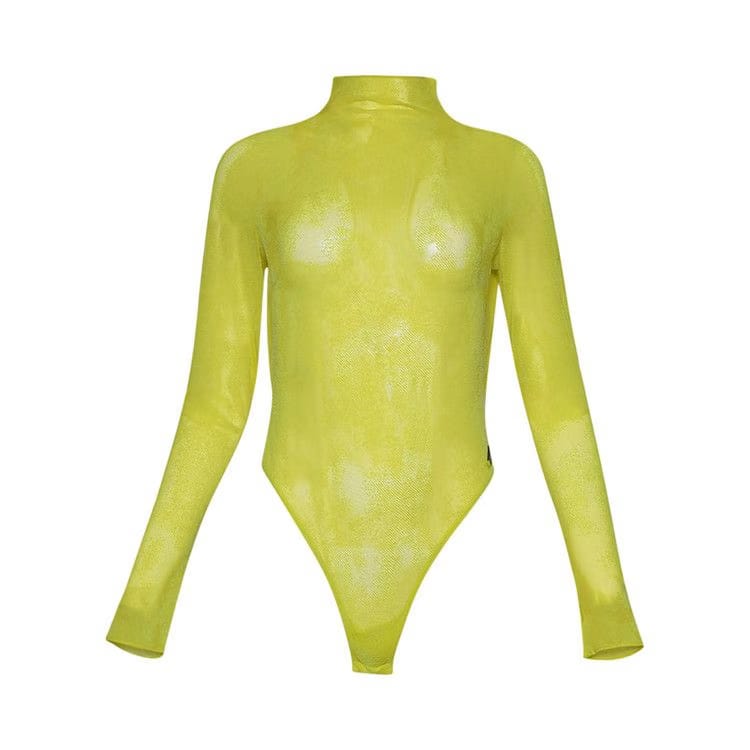 Diesel x SAVAGE x FENTY Long-Sleeve Bodysuit Yellow