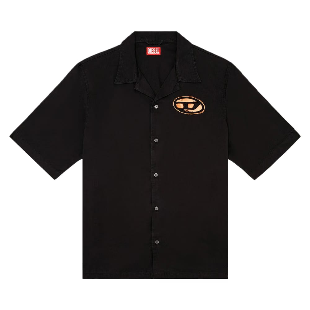 Diesel S-Stan Bleach Shirt Black