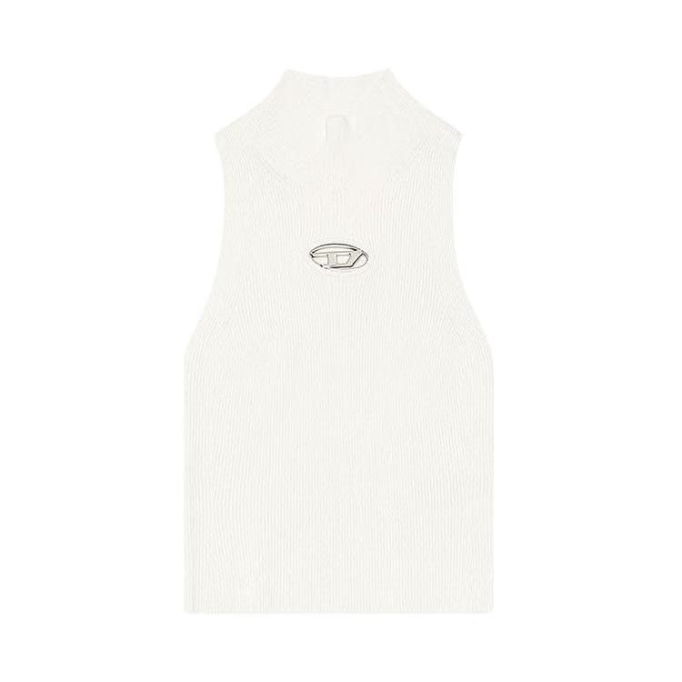 Diesel Turtle Neck Top Ivory