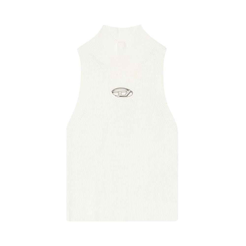 Diesel Turtle Neck Top Ivory