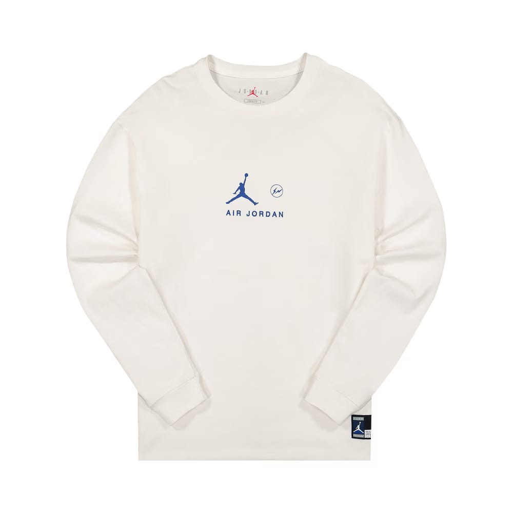 Air Jordan x Fragment Long-Sleeve T-Shirt Platinum Tint