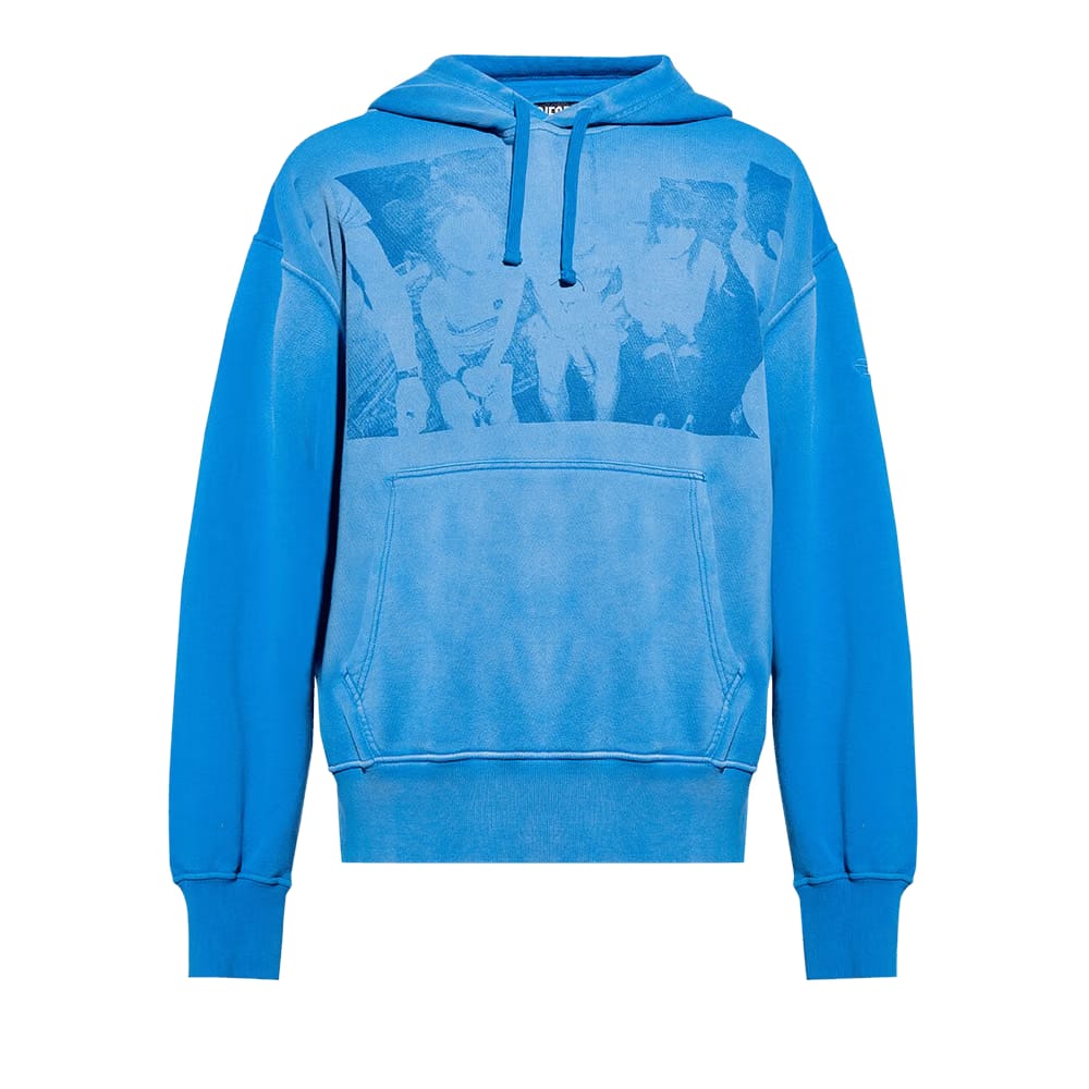 Diesel S Macs Hood G5 Hoodie Blue