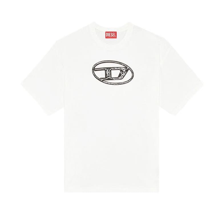 Diesel T-Boxt Q22 Faded T-Shirt White