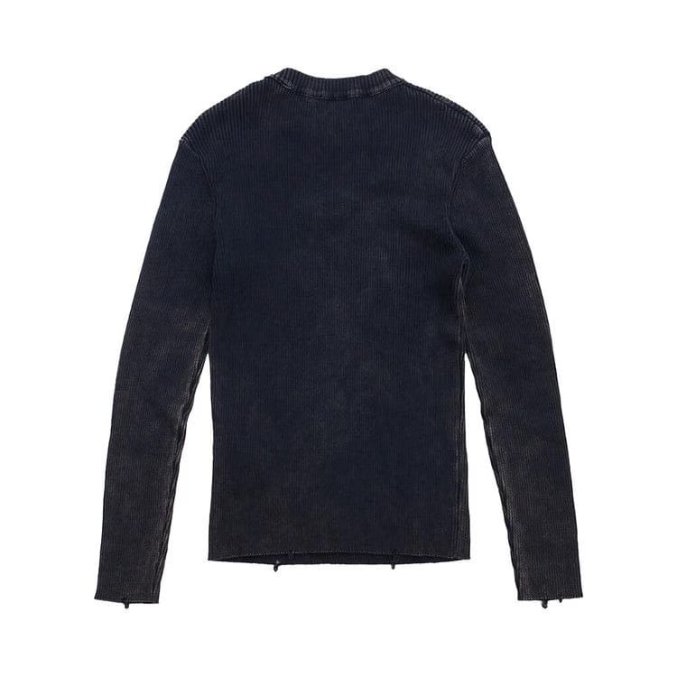 Diesel Ribbed Logo Sweater Black
