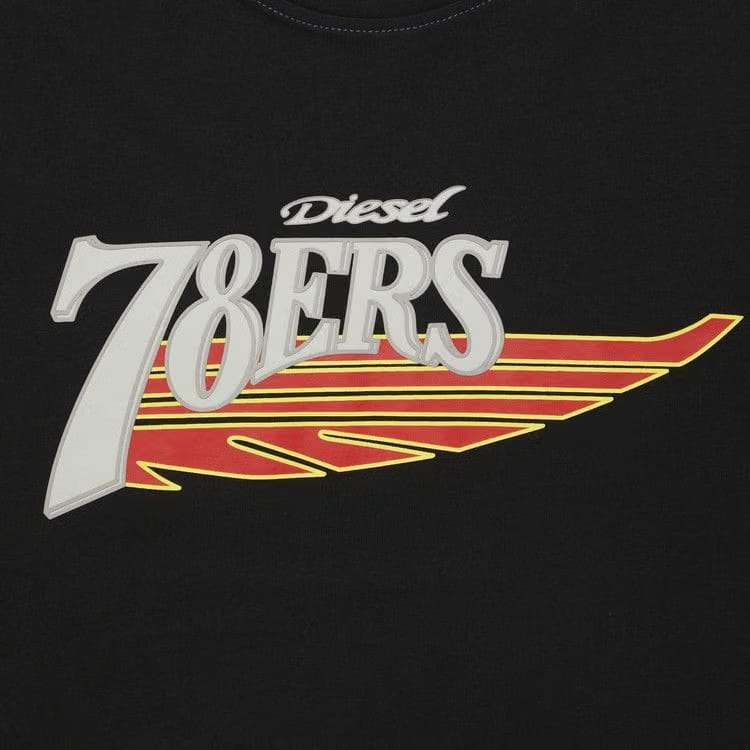Diesel 78ers Logo T-Shirt Black