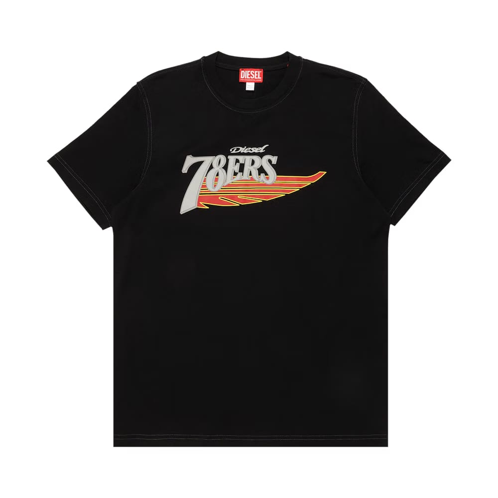 Diesel 78ers Logo T-Shirt Black