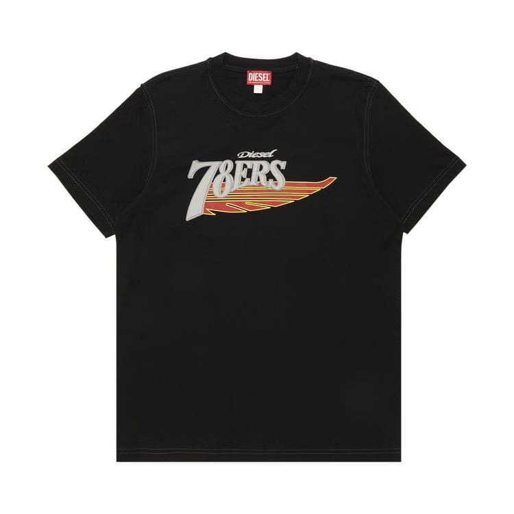 Diesel 78ers Logo T-Shirt Black