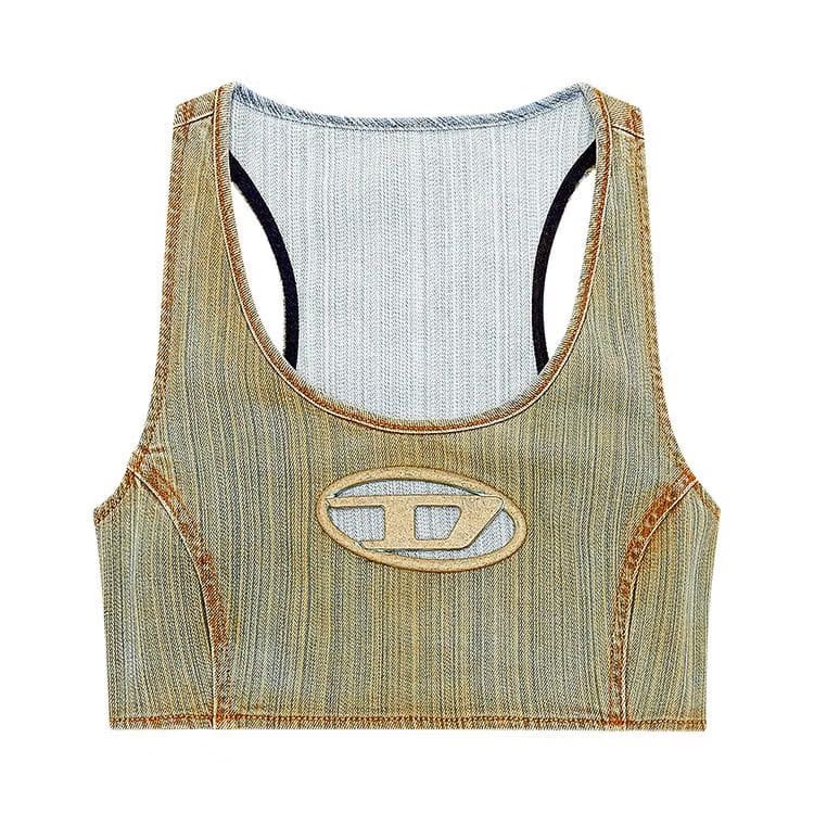 Diesel De-Top-Fsd Tank Top Denim