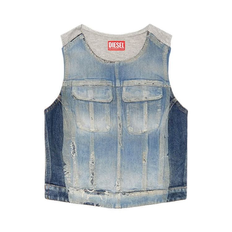 Diesel De-Benedicta-S Denim Top Blue