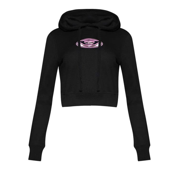 Diesel F-Slimmy-Hood-Od Sweatshirt Black