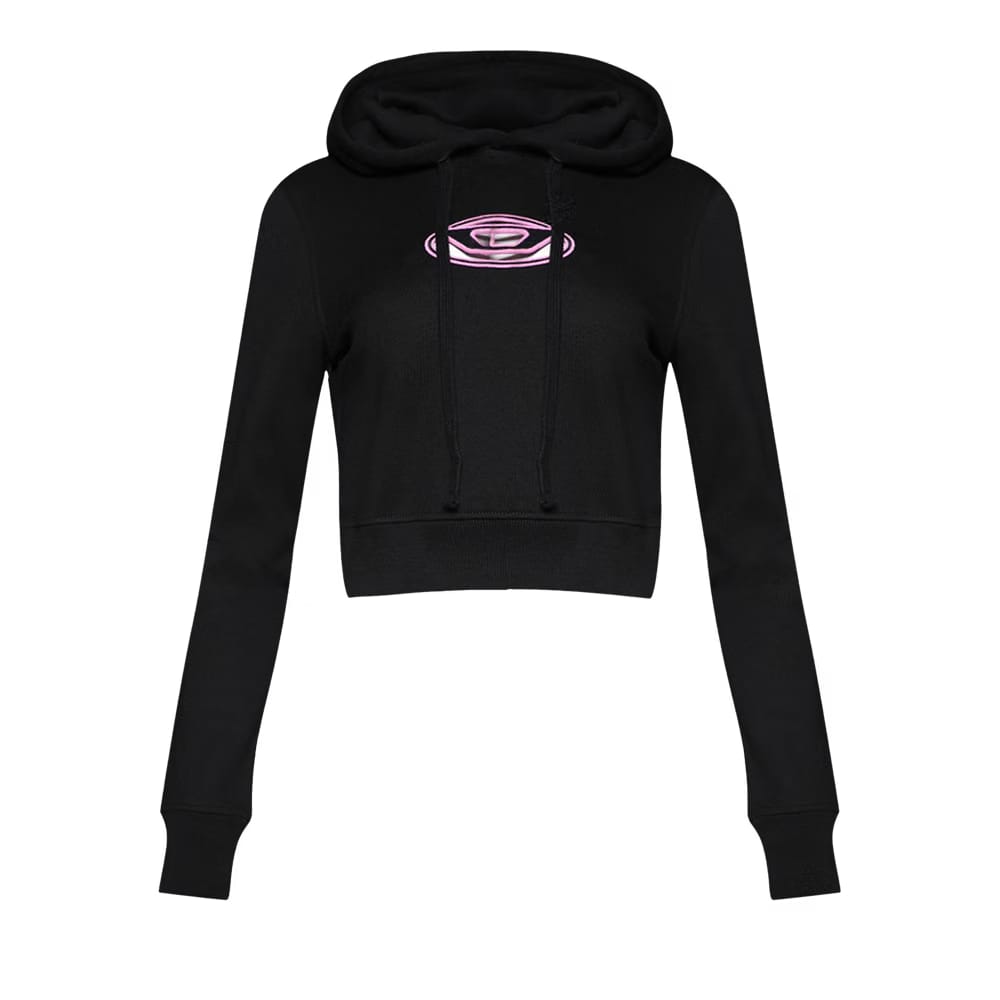 Diesel F-Slimmy-Hood-Od Sweatshirt Black