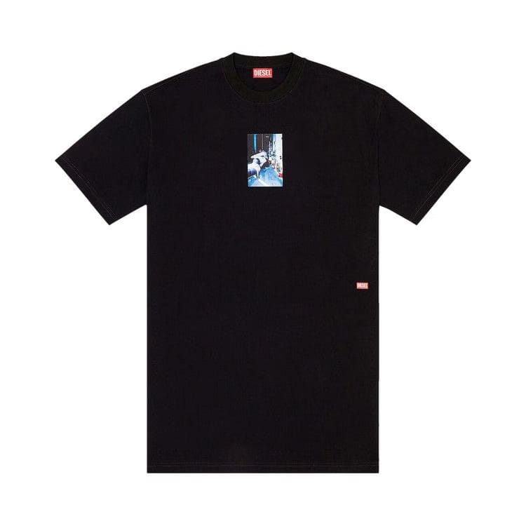 Diesel Photo Print T-Shirt Deep Black