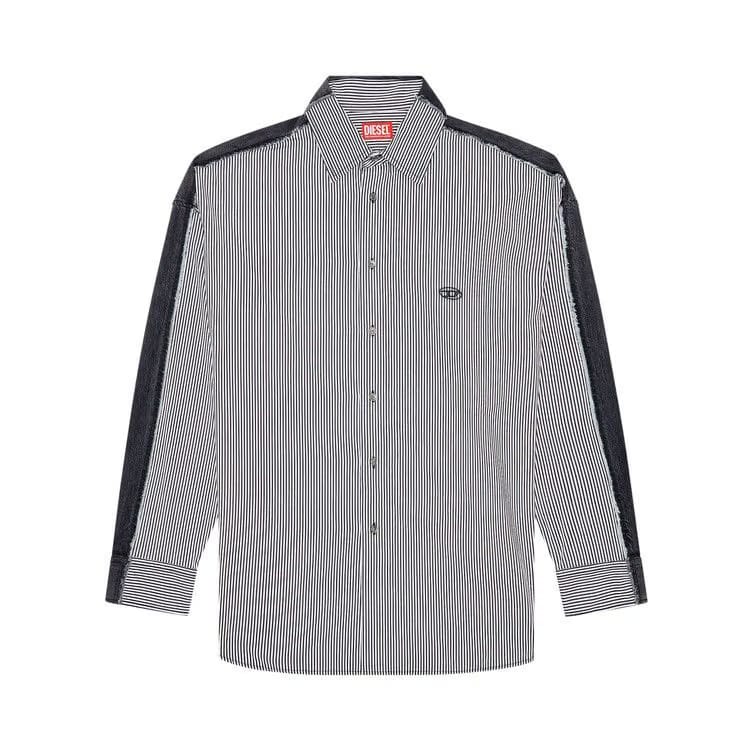 Diesel S-Warh-Stripe Shirt Black