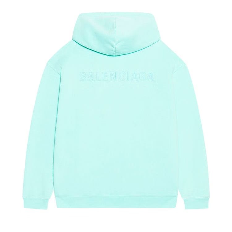 Balenciaga Medium Fit Hoodie Mint