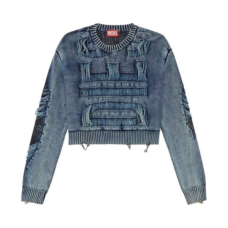 Diesel M-Rotta Jumper Blue