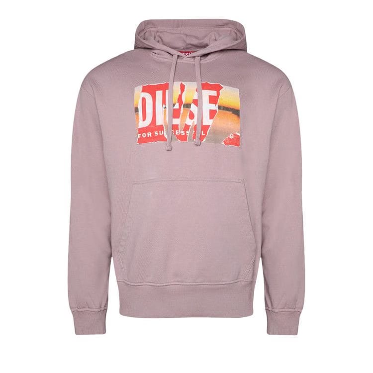 Diesel S-Macs Pullover Hoodie Violet