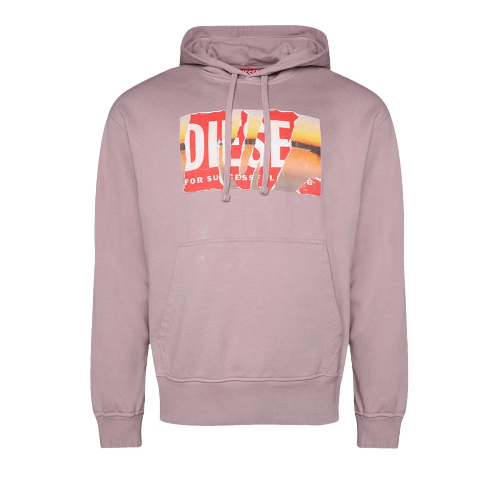 Diesel S-Macs Pullover Hoodie Violet