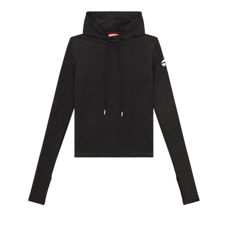 Diesel Metal Hoodie Black