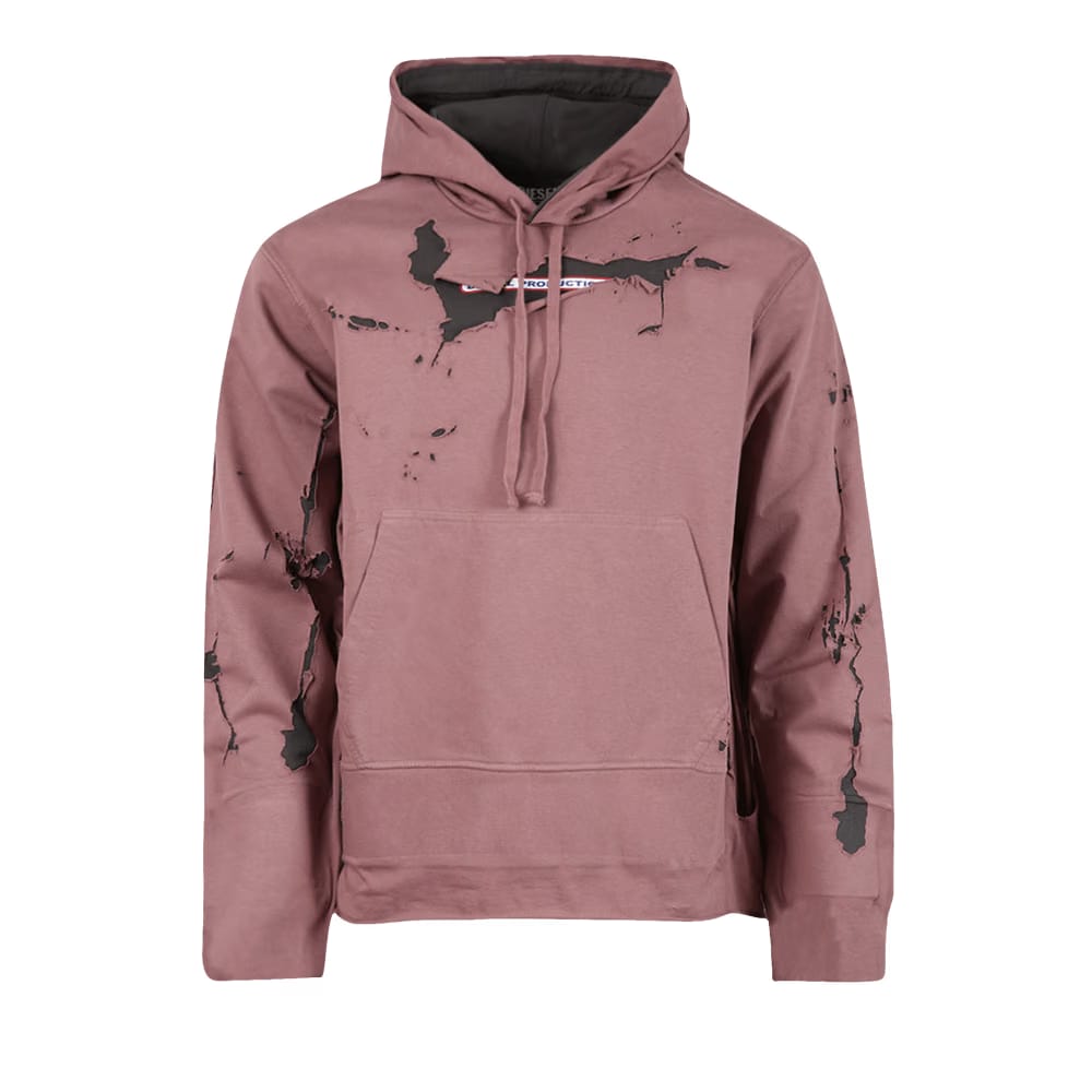 Diesel S-Macs Hoodoff Hoodie Mauve