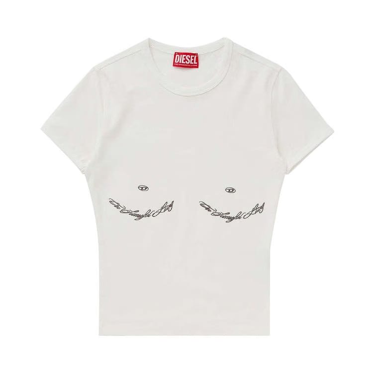 Diesel T-Uncutie-P2 T-Shirt White