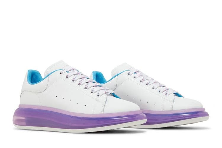 Alexander McQueen Oversized Sneaker Transparent Sole - White Purple