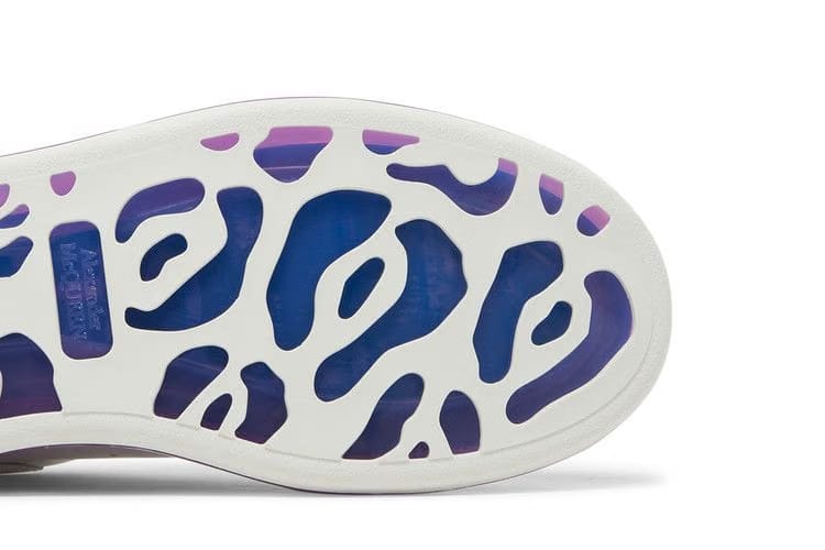 Alexander McQueen Oversized Sneaker Transparent Sole - White Purple