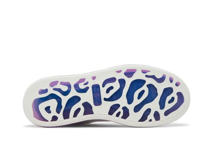 Alexander McQueen Oversized Sneaker Transparent Sole - White Purple
