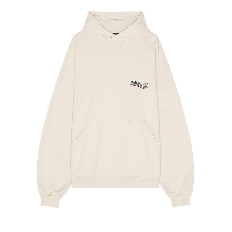 Balenciaga Large Fit Hoodie Light Beige