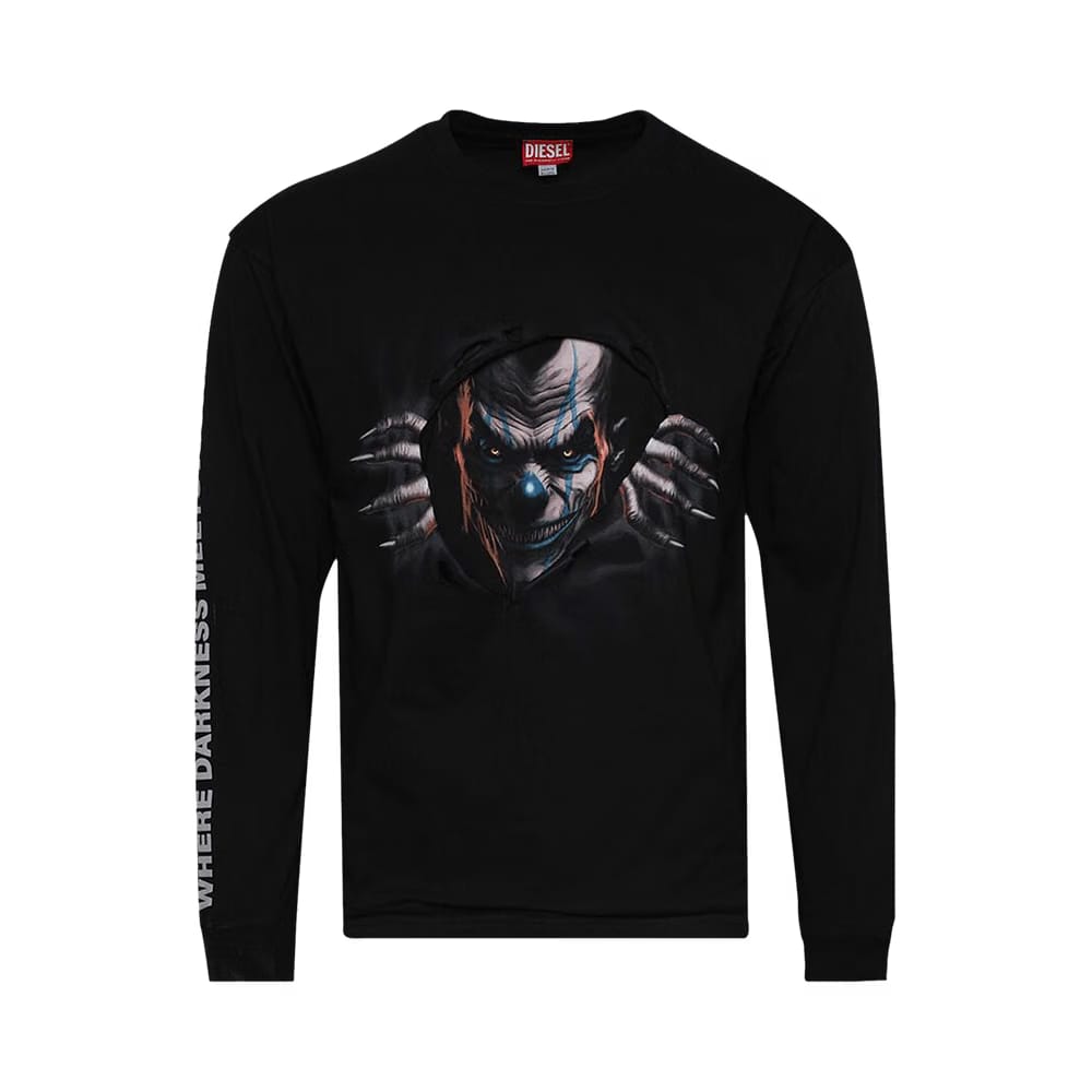 Diesel T-Boxt-Long-Sleeve P1 Grey