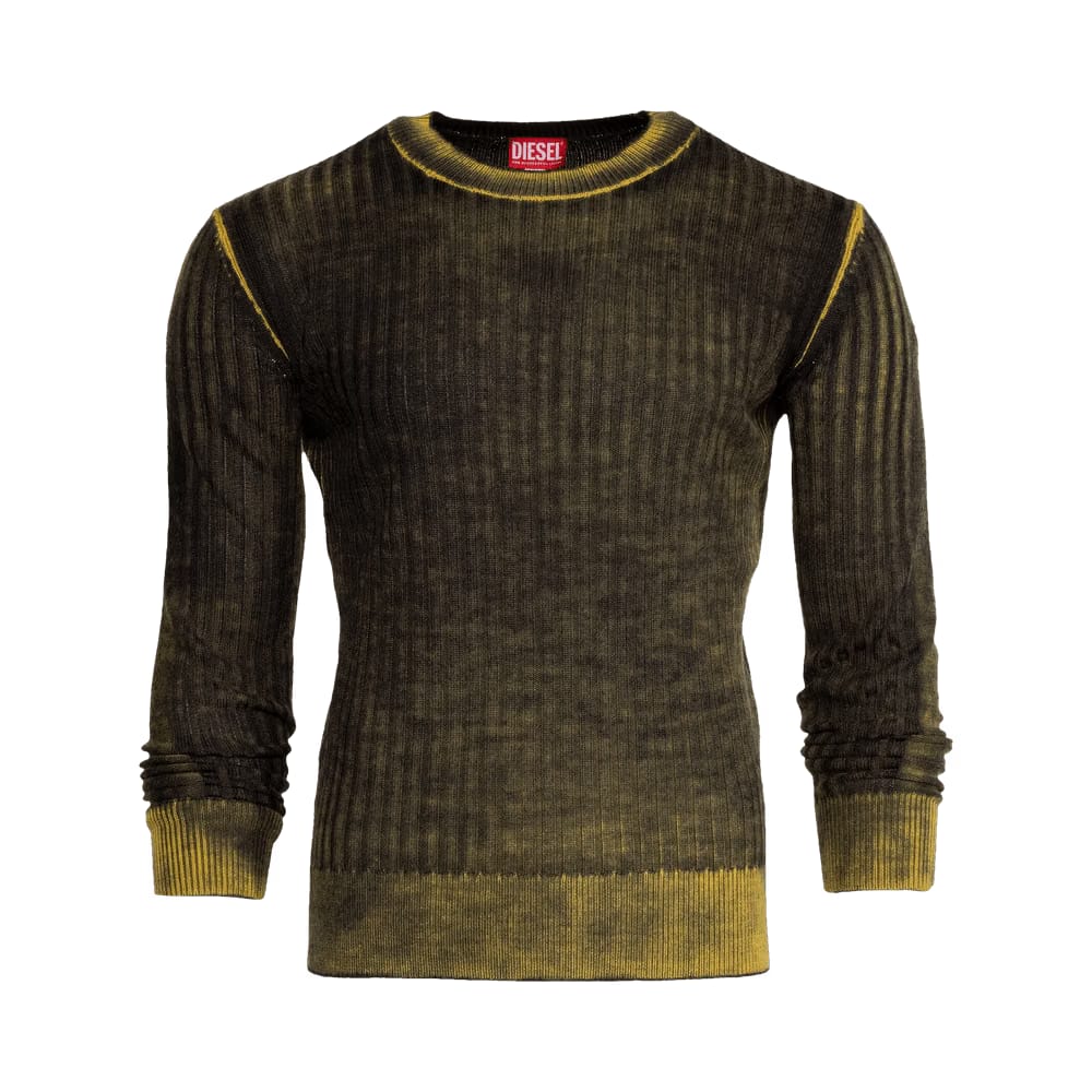 Diesel Printed Jumper Mustard