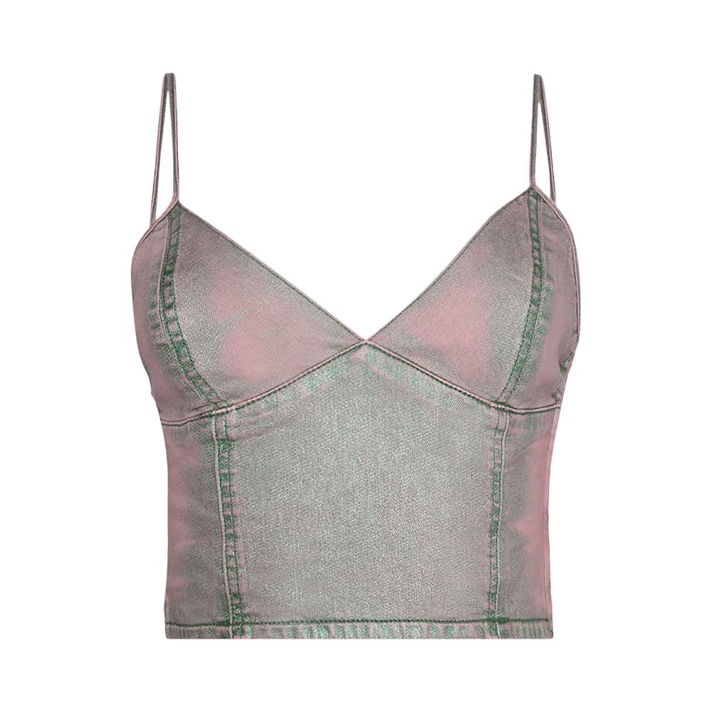 Diesel Fulvy Tank Top Green/Pink