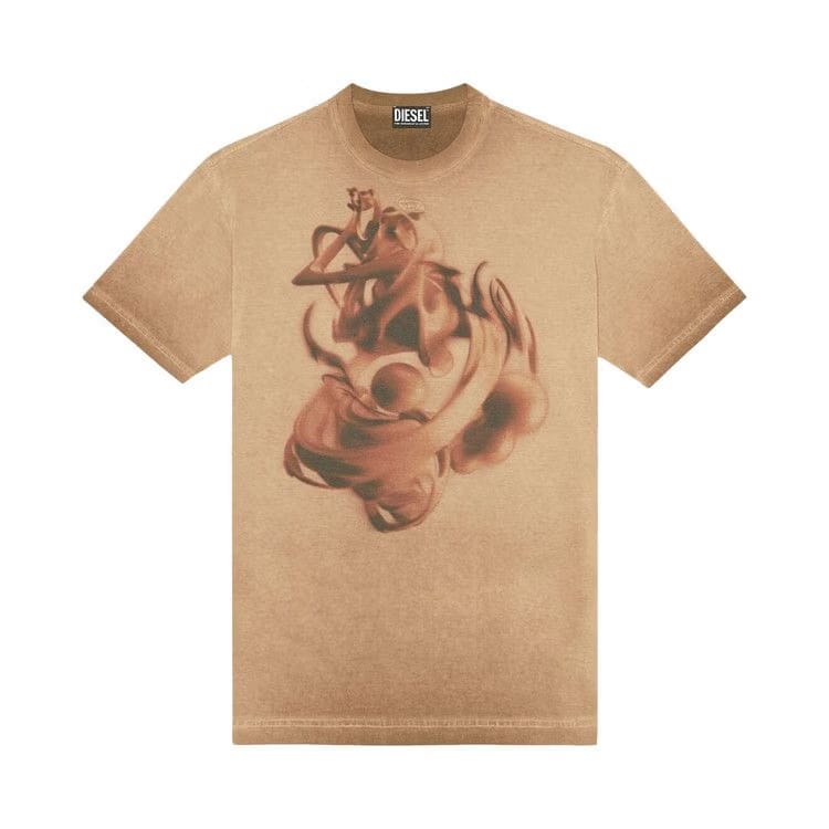 Diesel T Wash H5 T-Shirt Light Brown