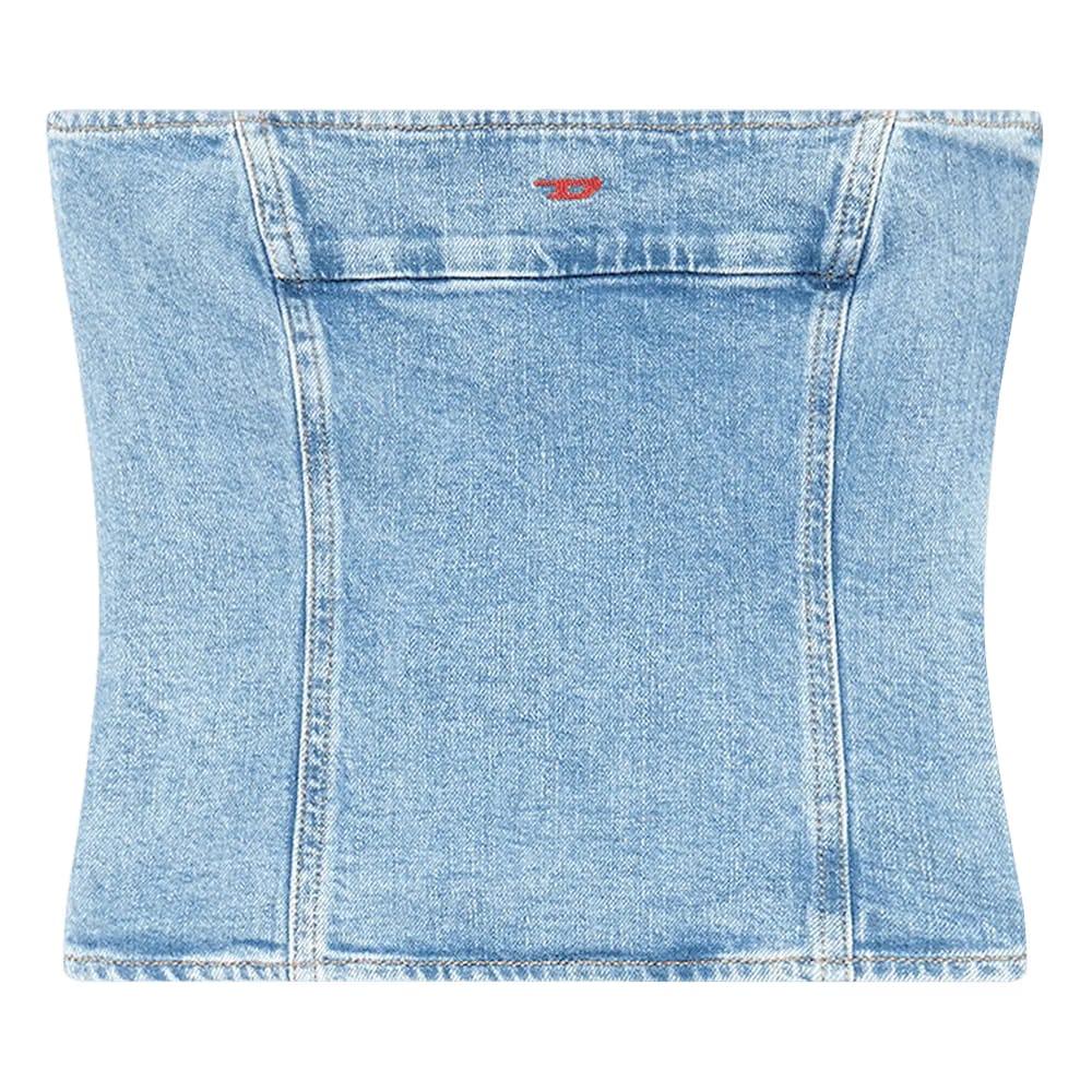 Diesel De-Ville Denim Tube Top Blue
