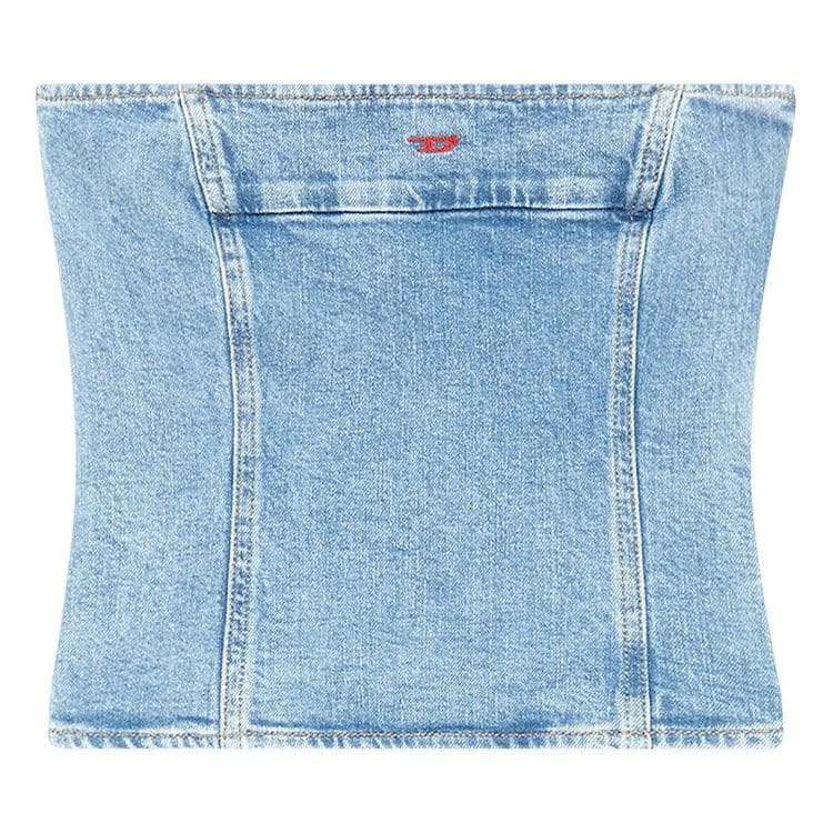 Diesel De-Ville Denim Tube Top Blue