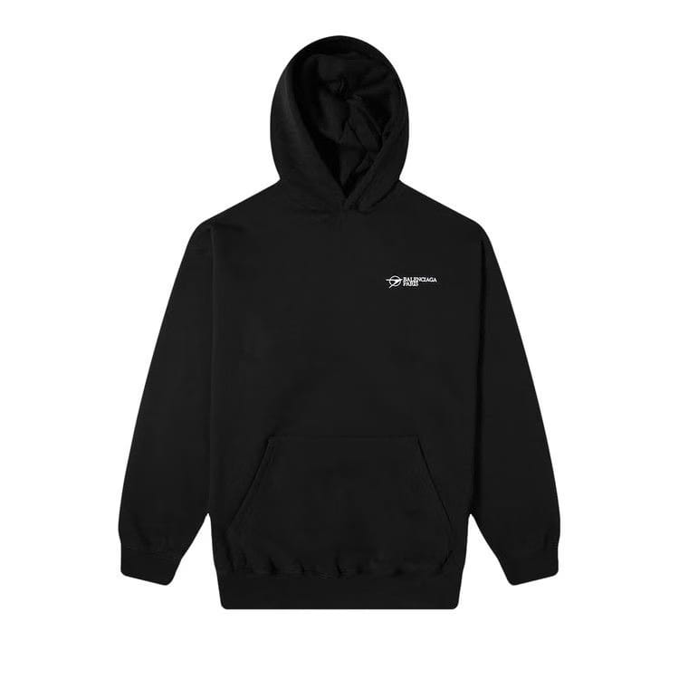 Balenciaga Large Fit Hoodie Black