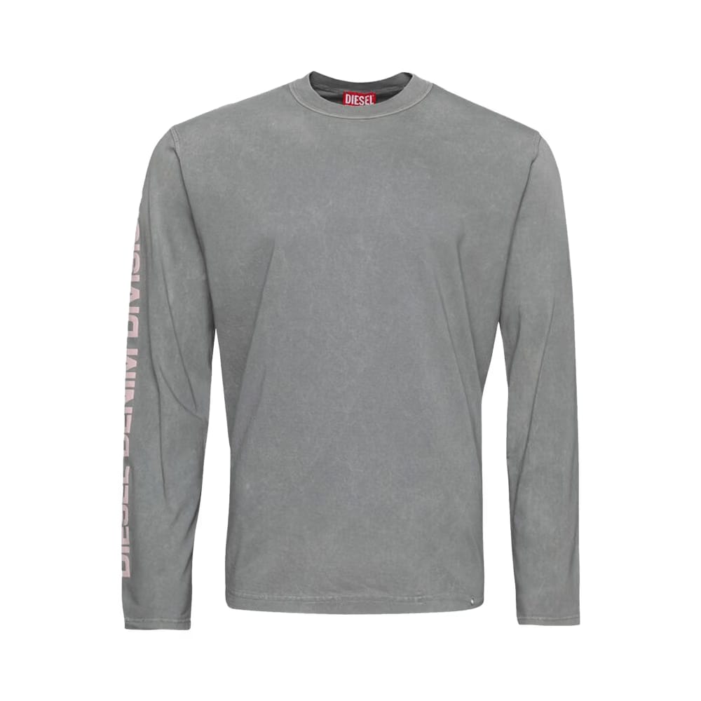 Diesel T-Crane-Long-Sleeve N1 Dove/Grey