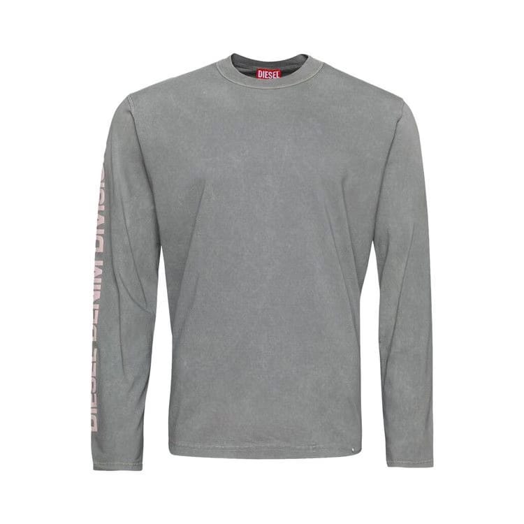 Diesel T-Crane-Long-Sleeve N1 Dove/Grey