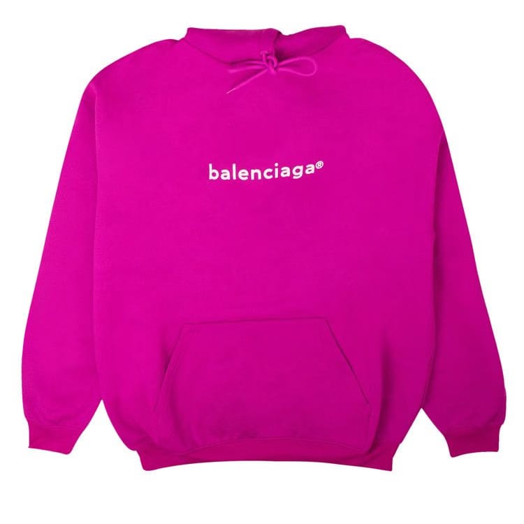 Balenciaga Copyright Hoodie Pink
