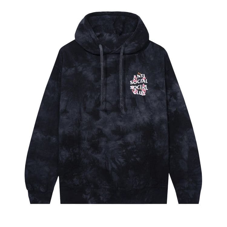 Anti Social Social Club Kkoch Never Dies Tie Dye Hoodie Black