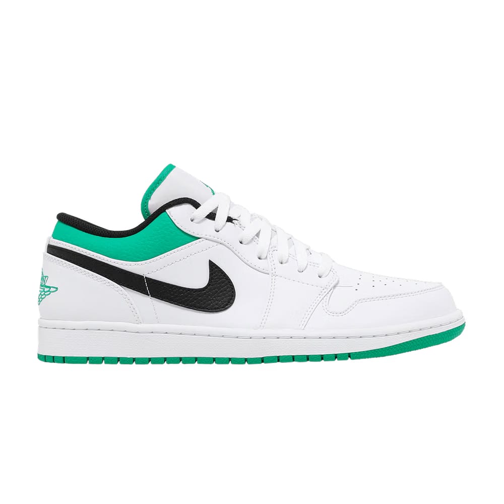 Air Jordan 1 Low White Lucky Green