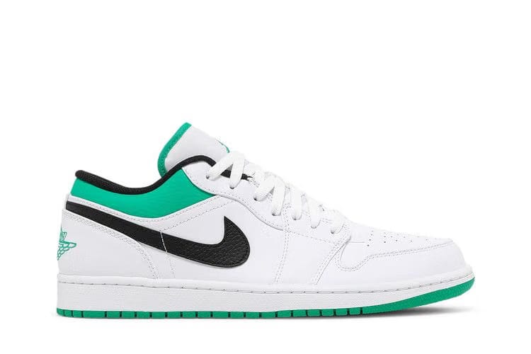 Air Jordan 1 Low White Lucky Green