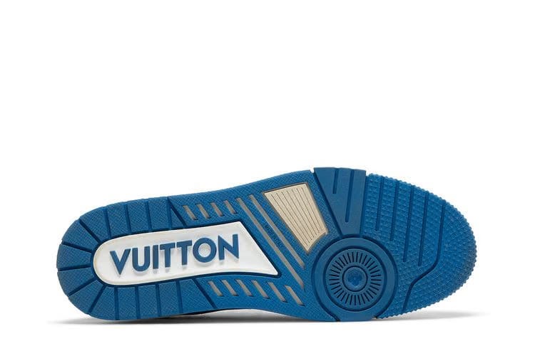 Louis Vuitton Trainer White Black Blue