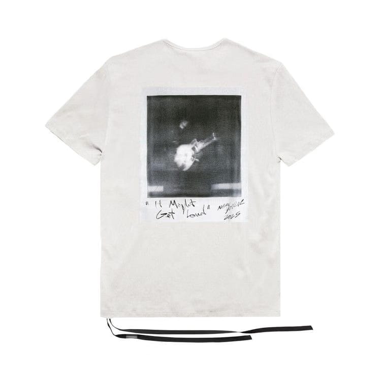 Ann Demeulemeester Dieter High Comfort It Might Get Loud T-Shirt White