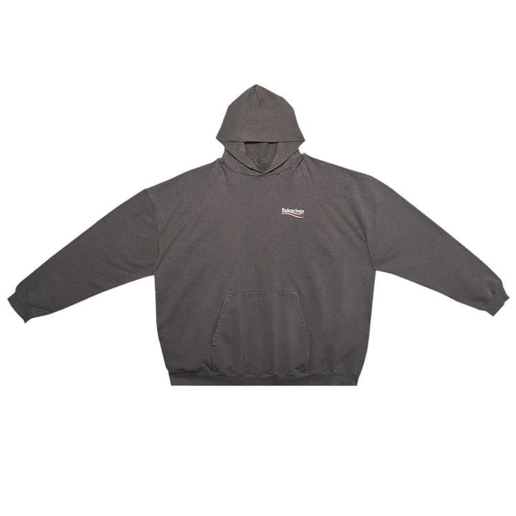 Balenciaga Large Fit Hoodie Grey