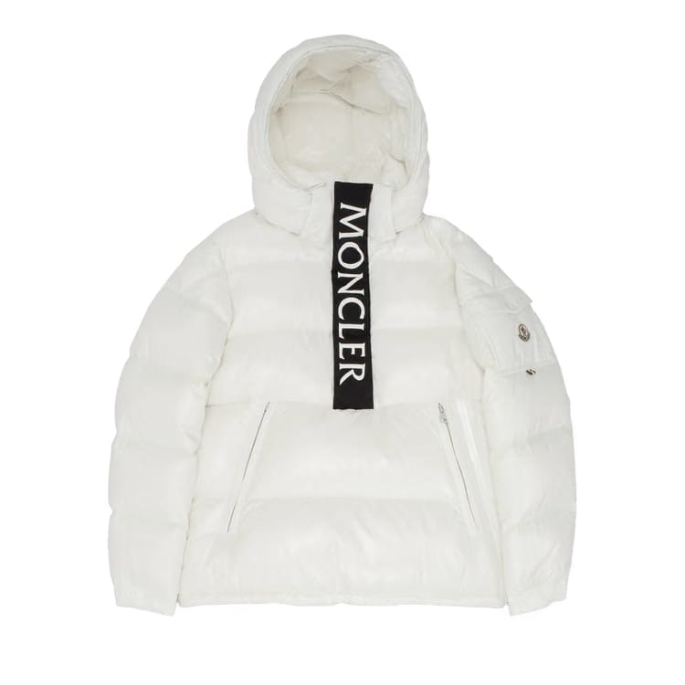 Moncler Maury Shiny Puffer Jacket White