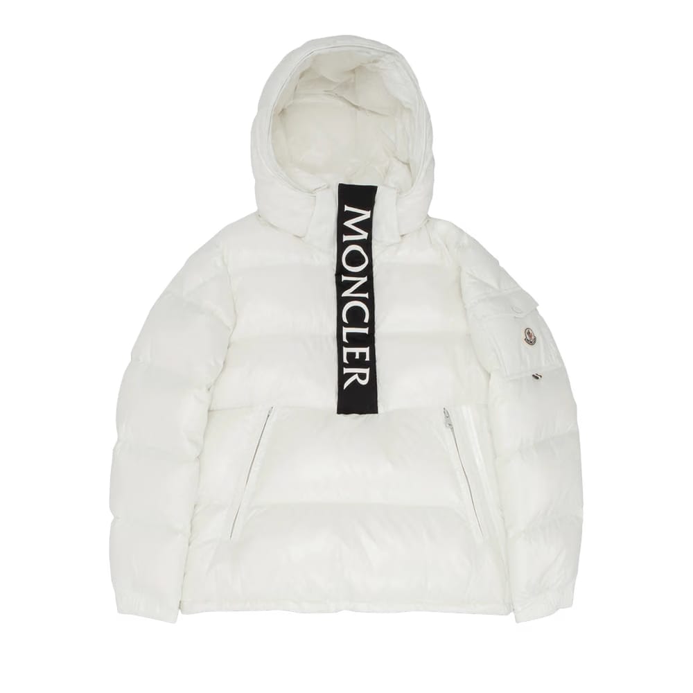 Moncler Maury Shiny Puffer Jacket White